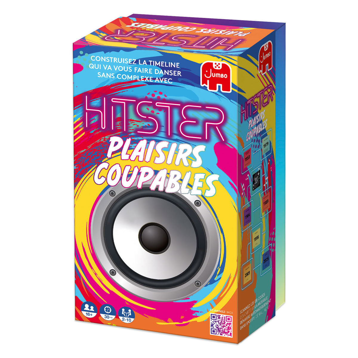 Hitster jumbo - - Piaceri colpevoli fr - Gioco di società francese - Gioco d'azione