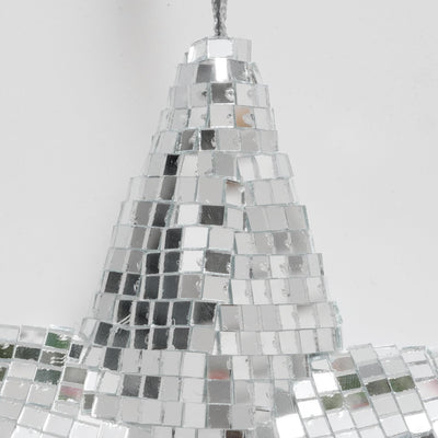 Boltze home Ciondolo natalizio stella da discoteca 20x20 cm