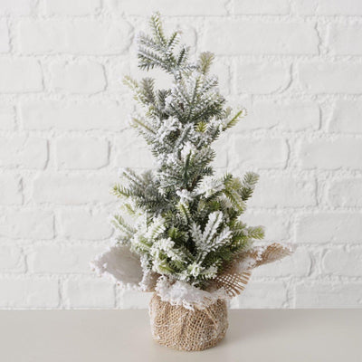 Boltze home Albero di Natale innevato h31cm