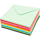 Buste colorate Creativ company, formato busta 16x16 cm, 80 gr, vari colori, 10x10 pezzi 1 scatola