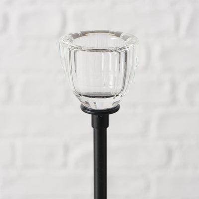 Boltze candeliere domestico nero 3 pezzi ø7cm