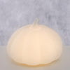 Boltze home beeld pompoen met led aurela h8,4cm dolomiet wit