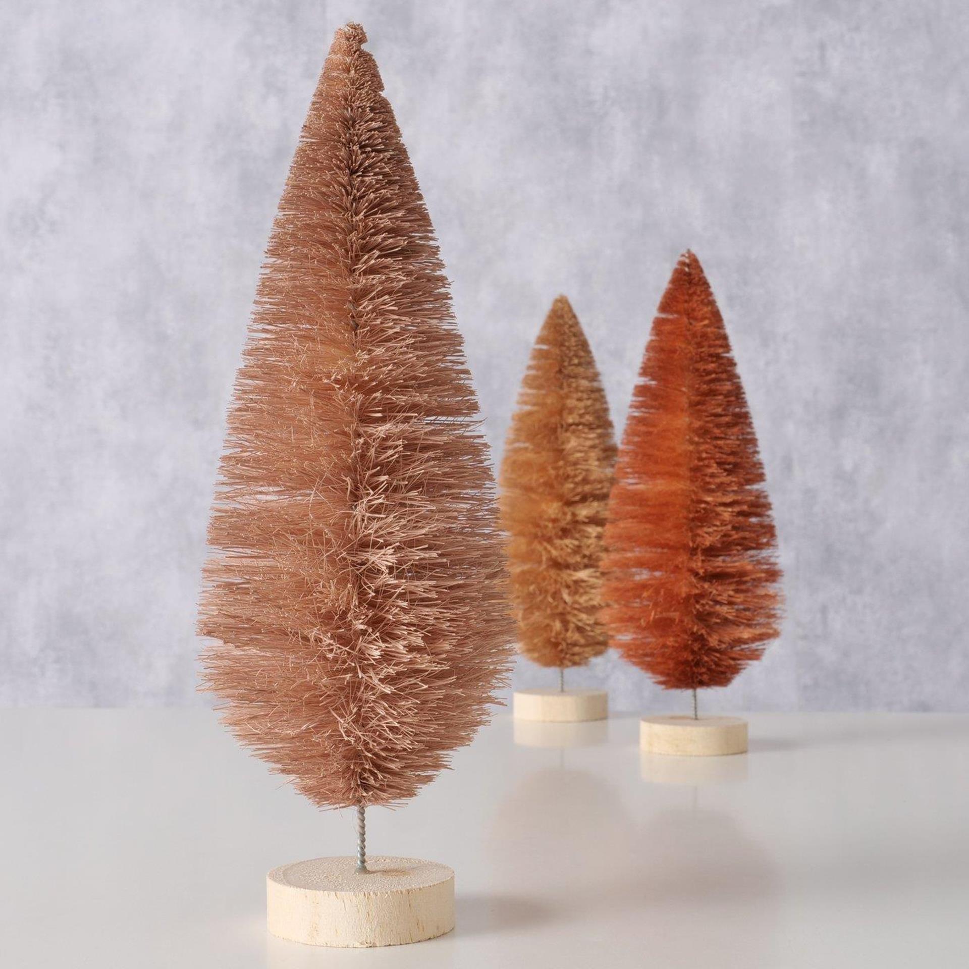 Boltze home estatua árbol de Navidad en marrón h23cm