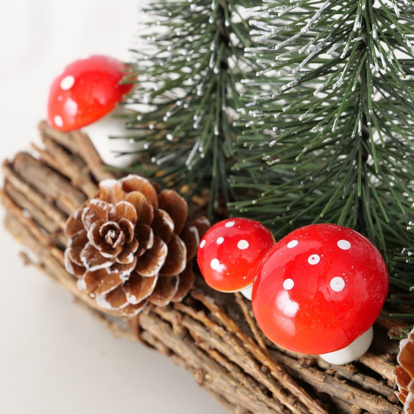 Boltze home Scena natalizia con alberi di Natale h17cm