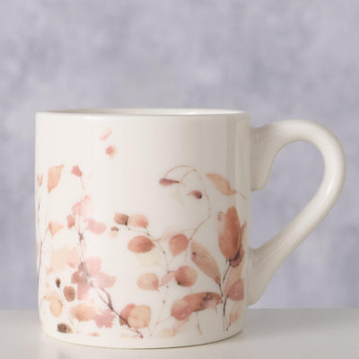 Taza para el hogar Boltze con motivo de hoja de espresso h6cm