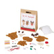 Boltze home diy-knutselset kersthanger noeline hert h15 cm l11 cm vilt
