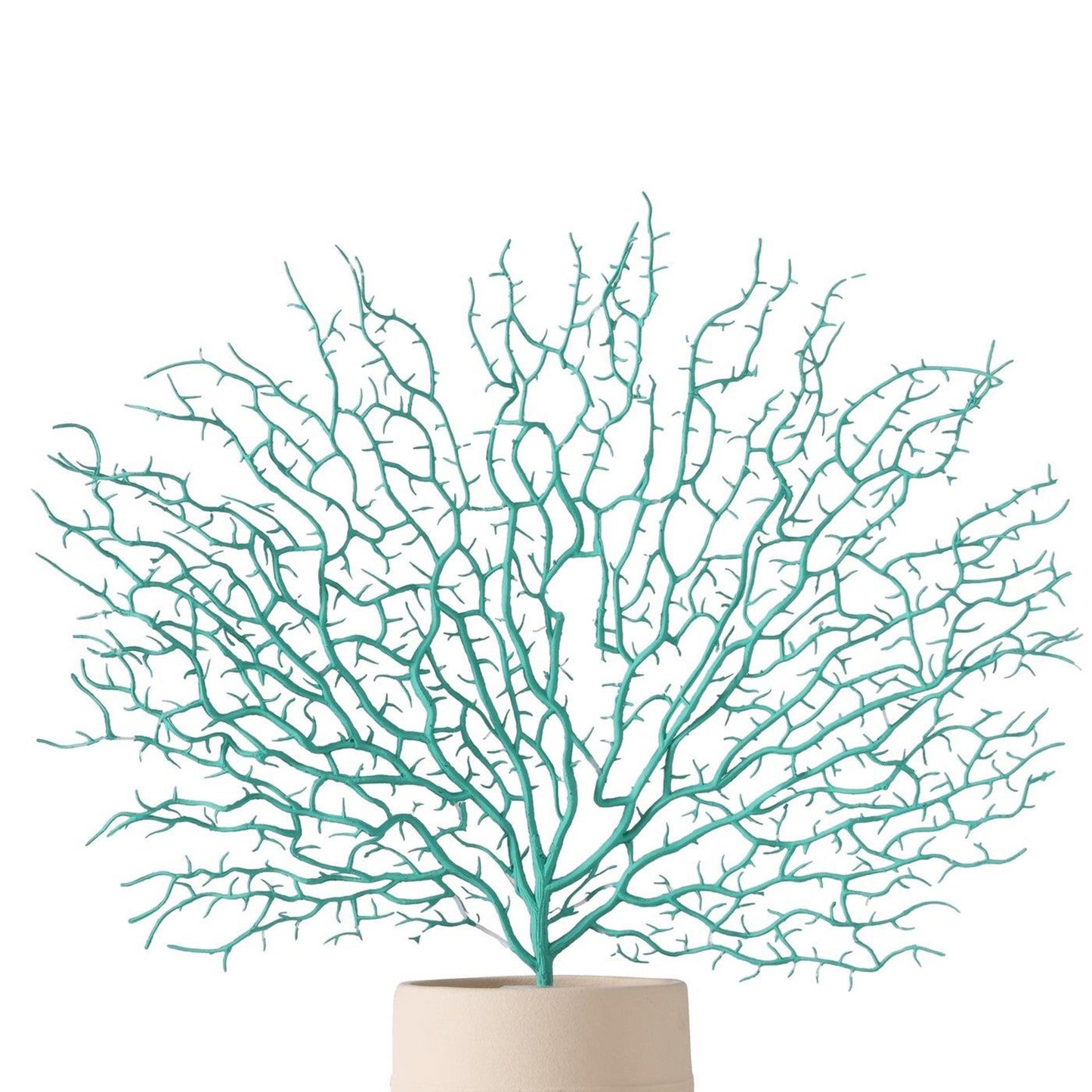 Boltze decorazione domestica ramo corallo turchese 46 cm