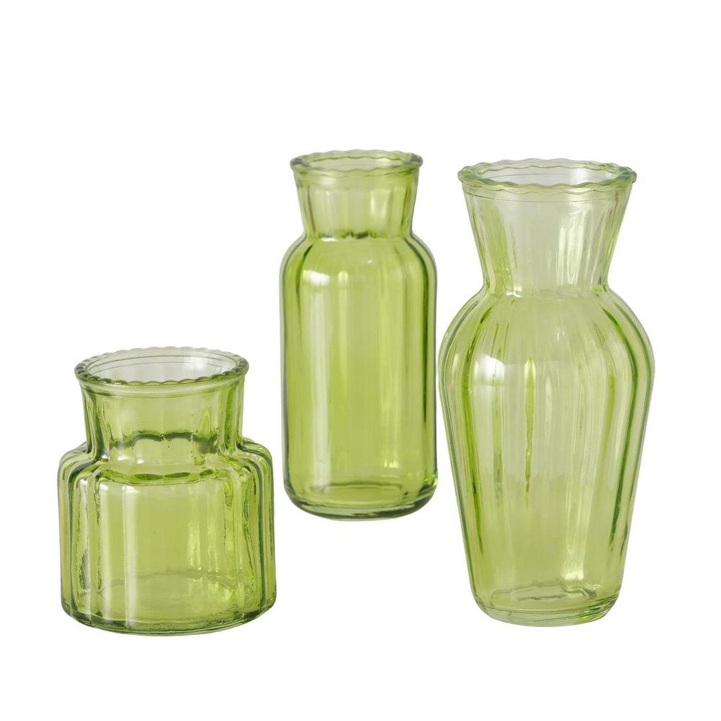 Boltze Home Vaso Tilla 3 Pezzi Verde