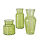 Boltze home jarrón tilla 3 piezas verde