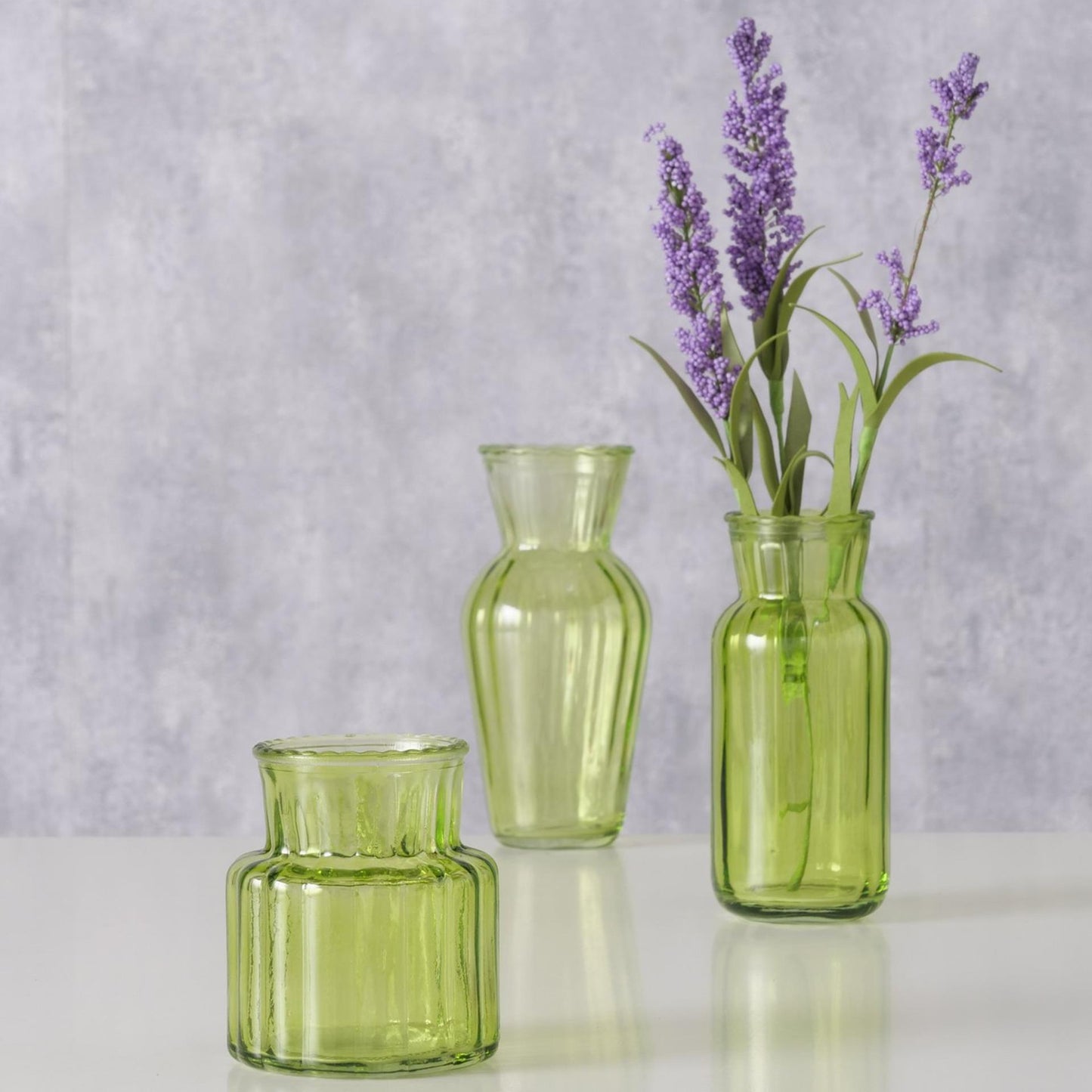 Boltze Home Vaso Tilla 3 Pezzi Verde