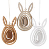 Ciondolo Boltze home deco lepre 7,5x13,5 cm