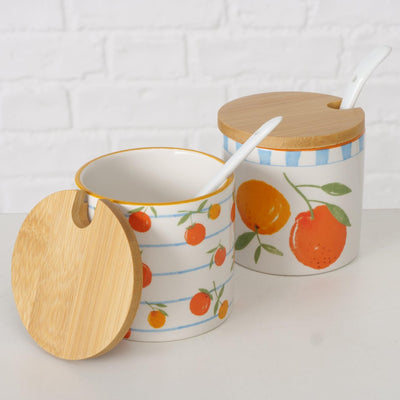 Barattolo per marmellata Boltze Home 8,5 cm dolomite