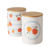 Boltze home orange storage jar - afbeelding 1