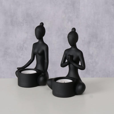 Portacandela Boltze Home Yoga