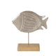 Estatua casera Boltze fisky h23,5cm