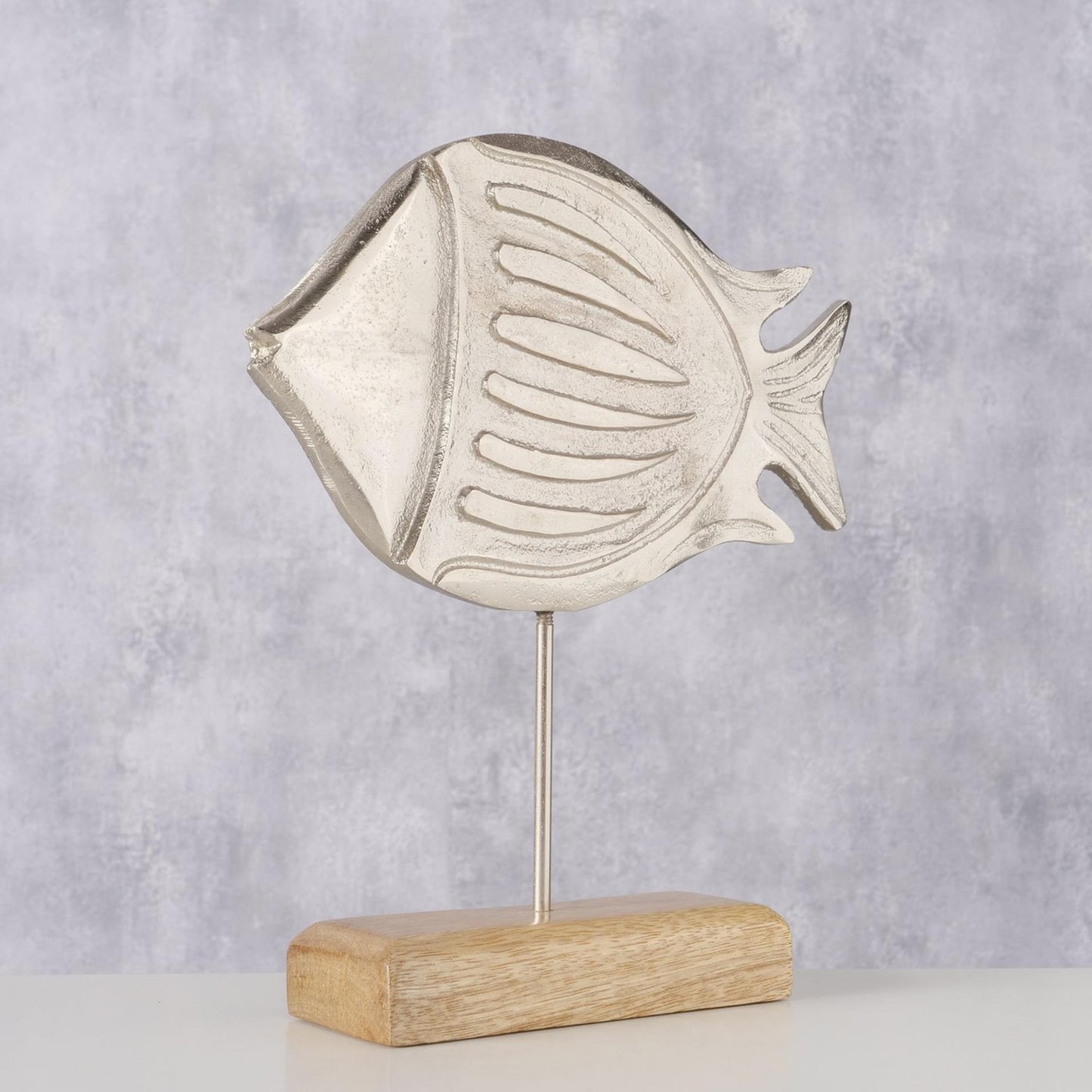 Boltze casa statua pesce h23,5 cm