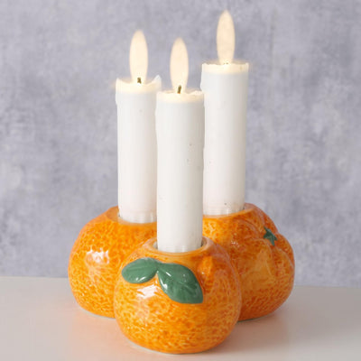 Candelabro Boltze home naranja