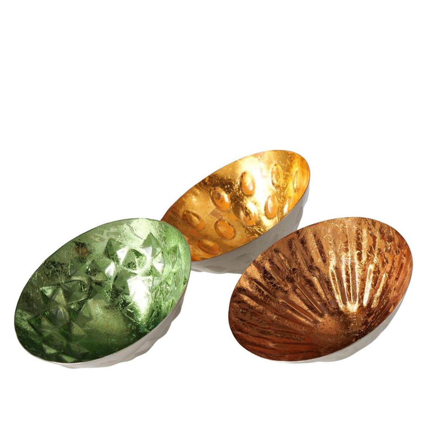 Boltze home portavelas flotante de acero inoxidable