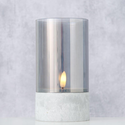 Candela LED domestica Boltze con timer ø8xh14,5cm