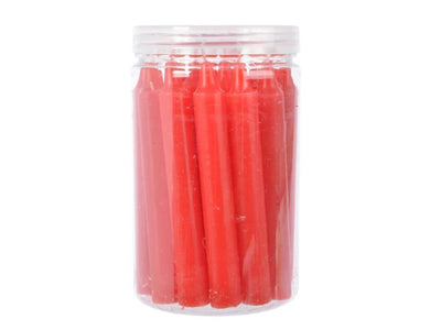 Decoris kerstboomkaarsjes rood 1,3x10.5 cm