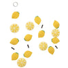 Boltze home capiz ghirlanda limone 7,5xh178 cm