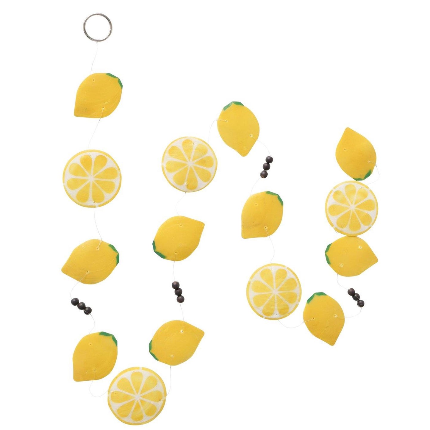 Boltze home capiz ghirlanda limone 7,5xh178 cm
