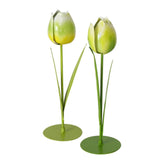 Boltze home beeld tulp h25cm tuliano dia8x25cm ijzer - afbeelding 1