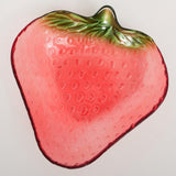 Boltze home schaal glas fruity aardbei 16x15,5xh3,5cm. 150ml - afbeelding 2