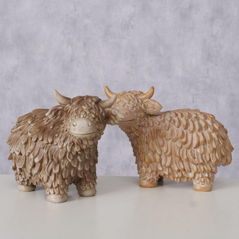 Boltze home figure highlander 18x9x13 cm