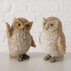 Boltze home figura búho blanet 9,5x8x12,5