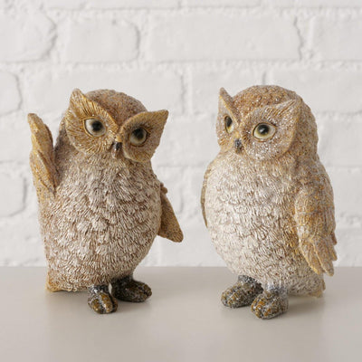 Boltze home figura gufo coperta 9,5x8x12,5