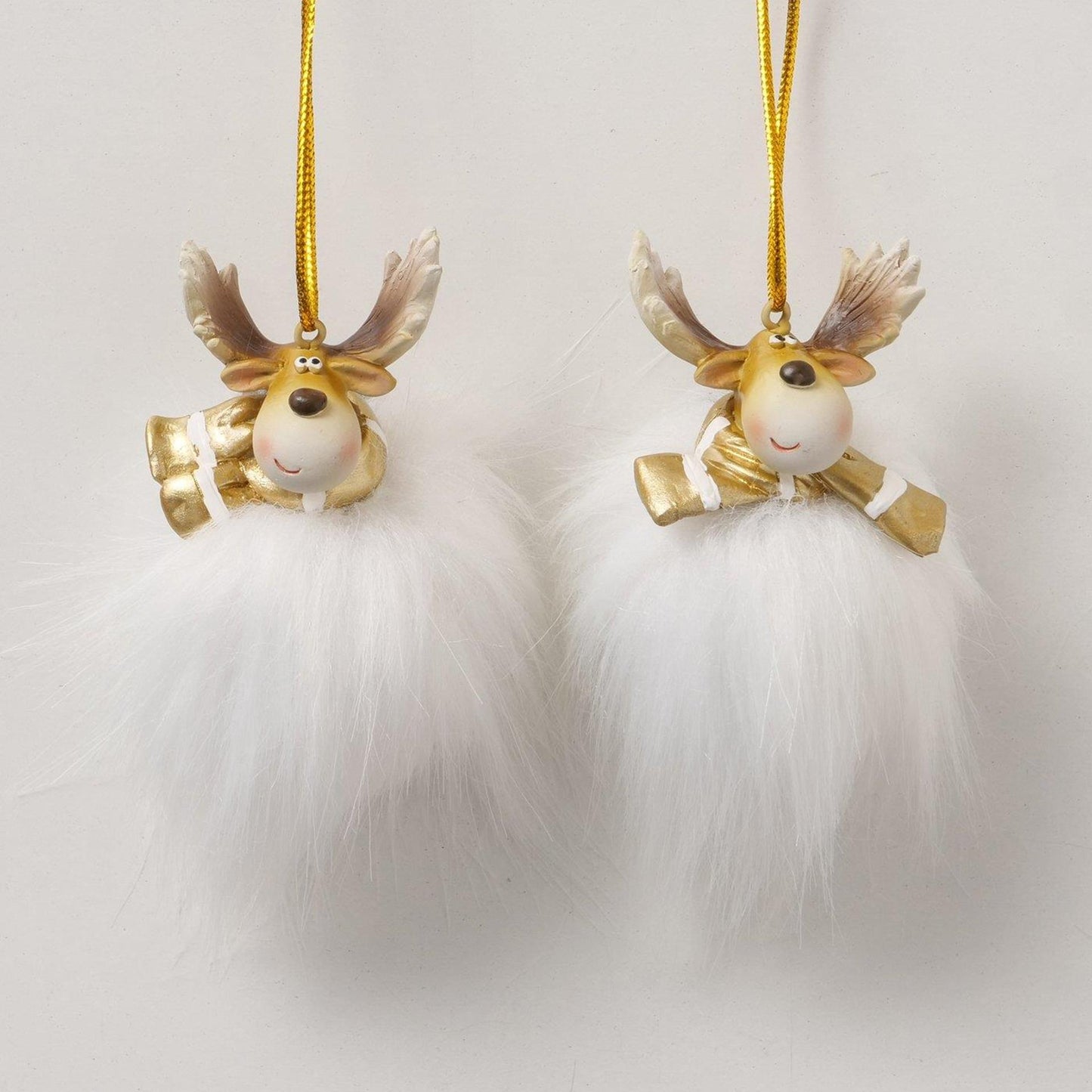 Boltze home colgante navideño ciervo 5,5x5x7cm