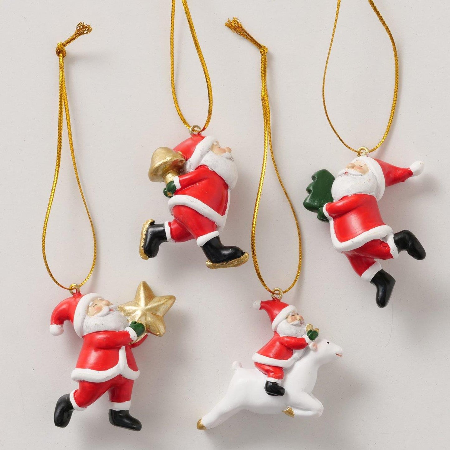 Boltze home Colgante navideño Papá Noel 5x3x6cm