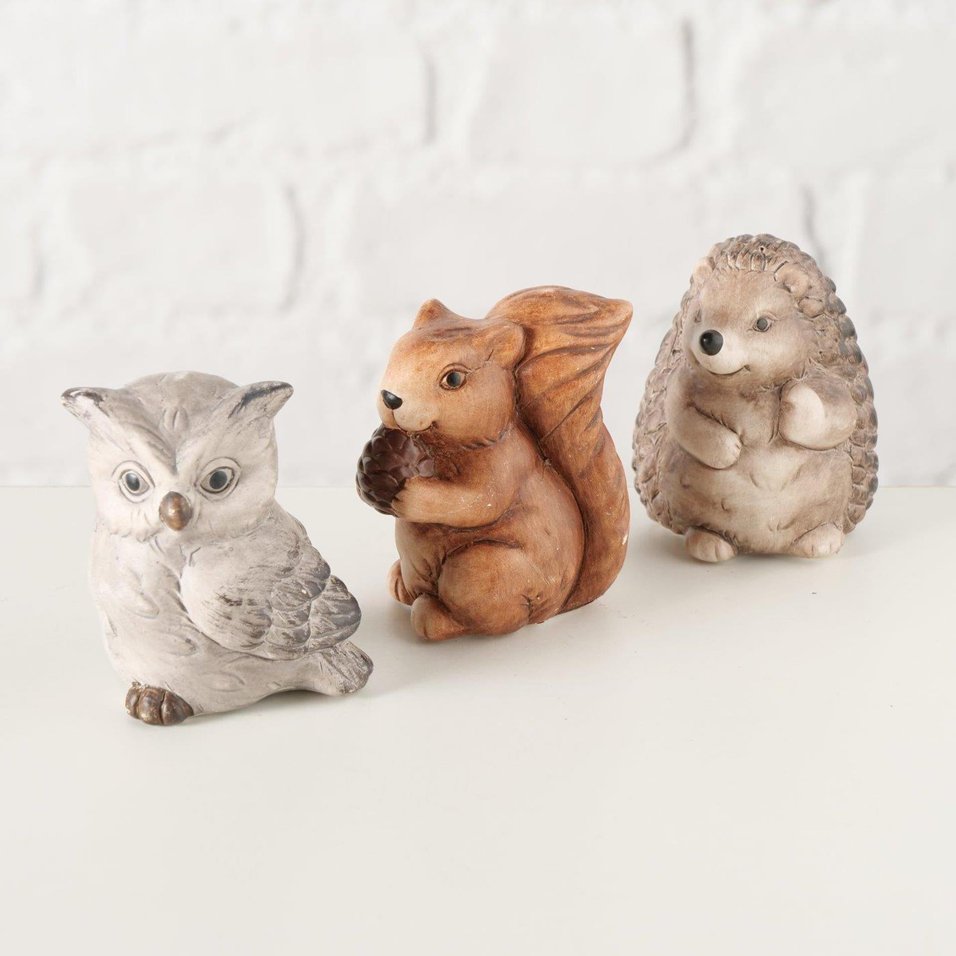 Boltze home set de figuras animales del bosque