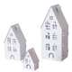 Boltze lanterna domestica set casa 3 pezzi bianco