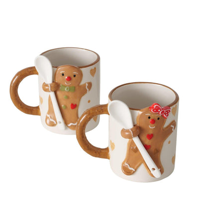 Boltze home Boltze Jumbo Mug Pan di Zenzero Uomo Donna 520ml