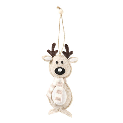 Boltze home Ciondolo natalizio cervo 7x30x14cm