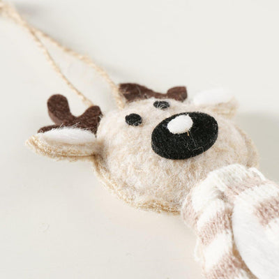 Boltze home Ciondolo natalizio cervo 7x30x14cm