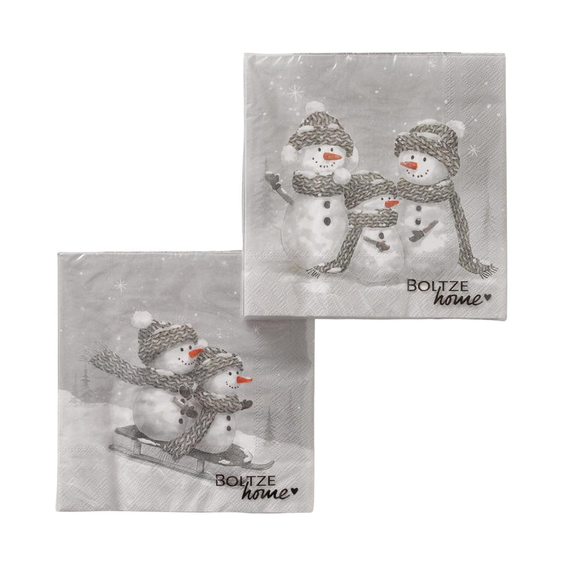 Servilletas para el hogar Boltze Frosty paquete de 20
