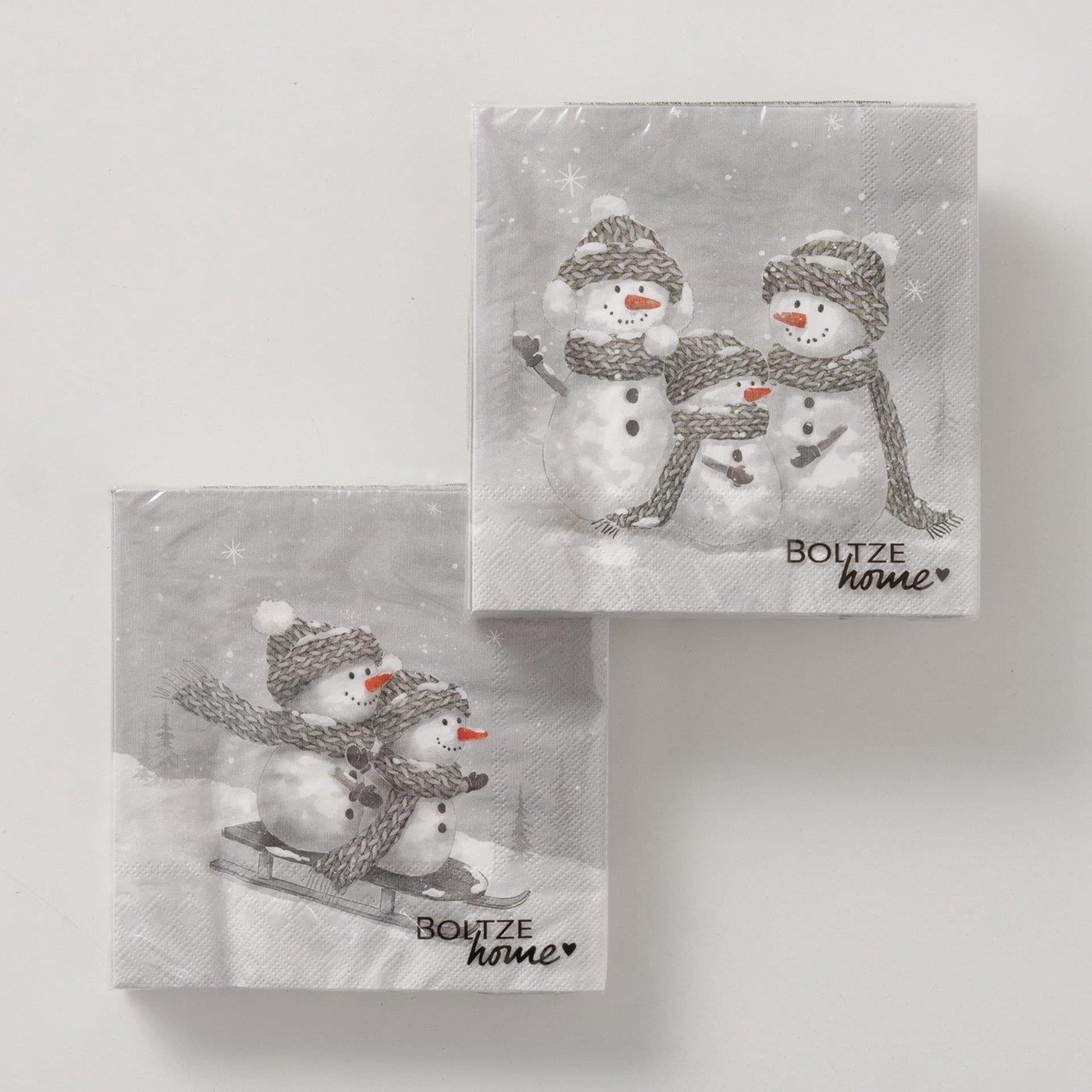 Servilletas para el hogar Boltze Frosty paquete de 20