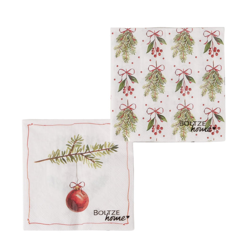 Boltze home servilletas noelle pack de 20