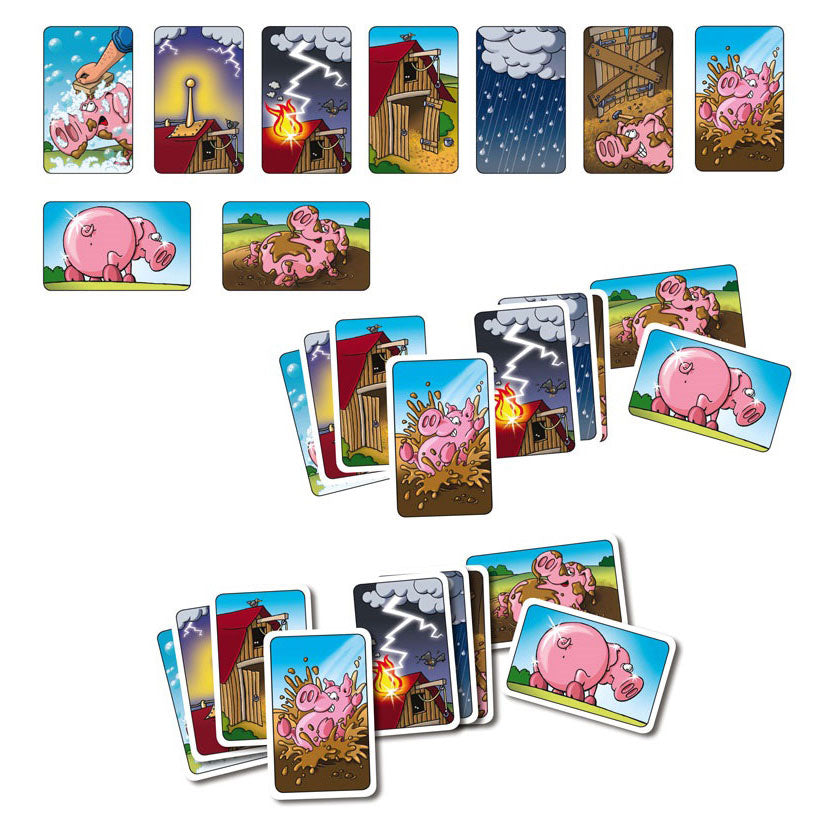 Juego de tarjetas White Goblin Moddervarkens