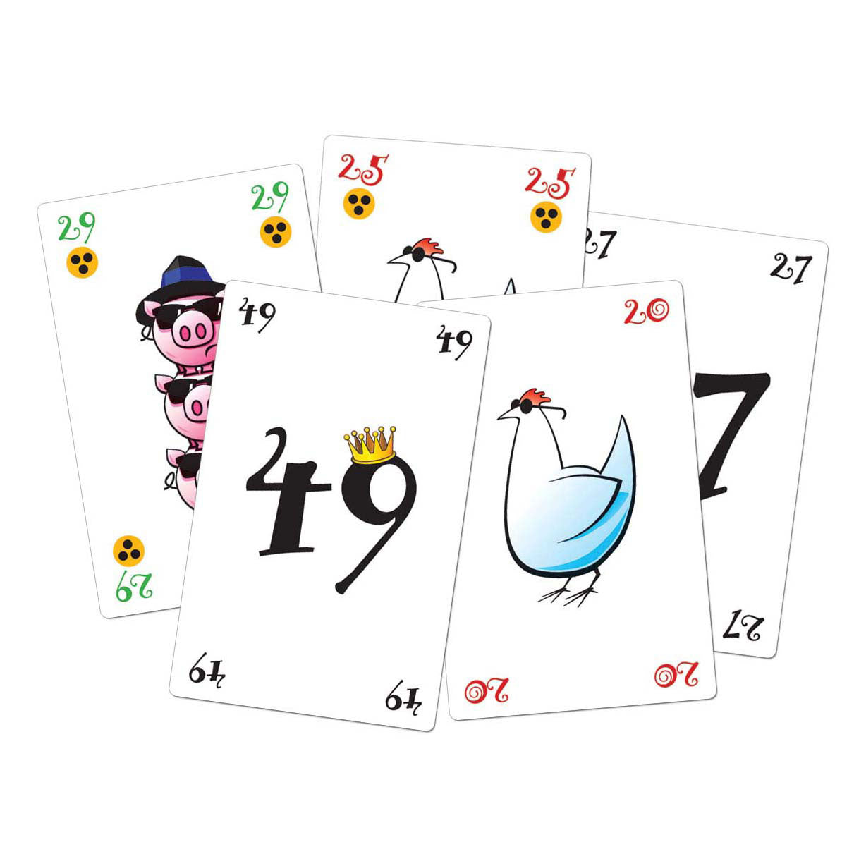 White goblin games kippig kaartspel