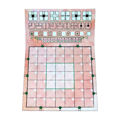 White goblin games railroad ink - vuurrode versie dobbelspel