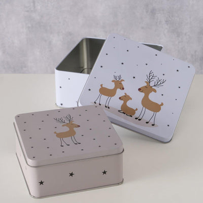 Boltze set di lattine per la casa, 2 pezzi