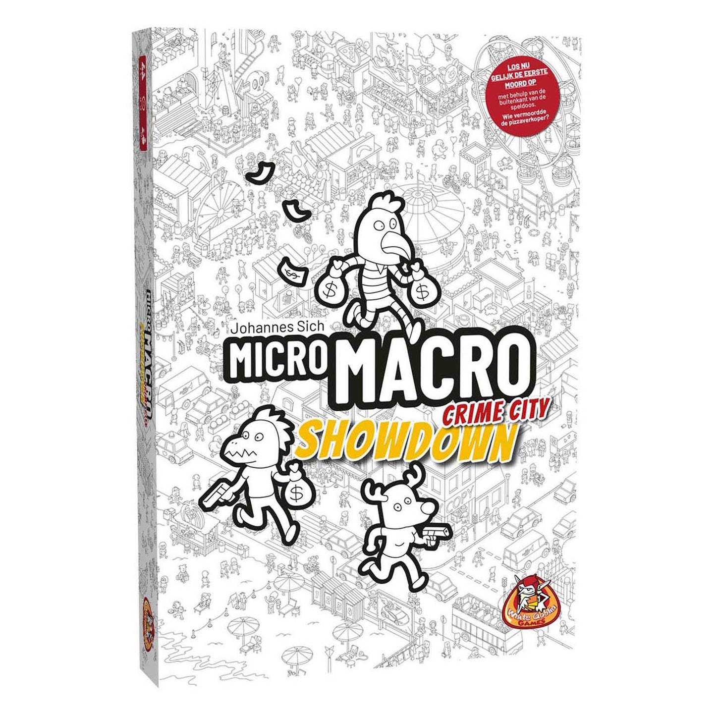 Giochi di goblin bianchi micromacro - resa dei conti della città del crimine - gioco da tavolo