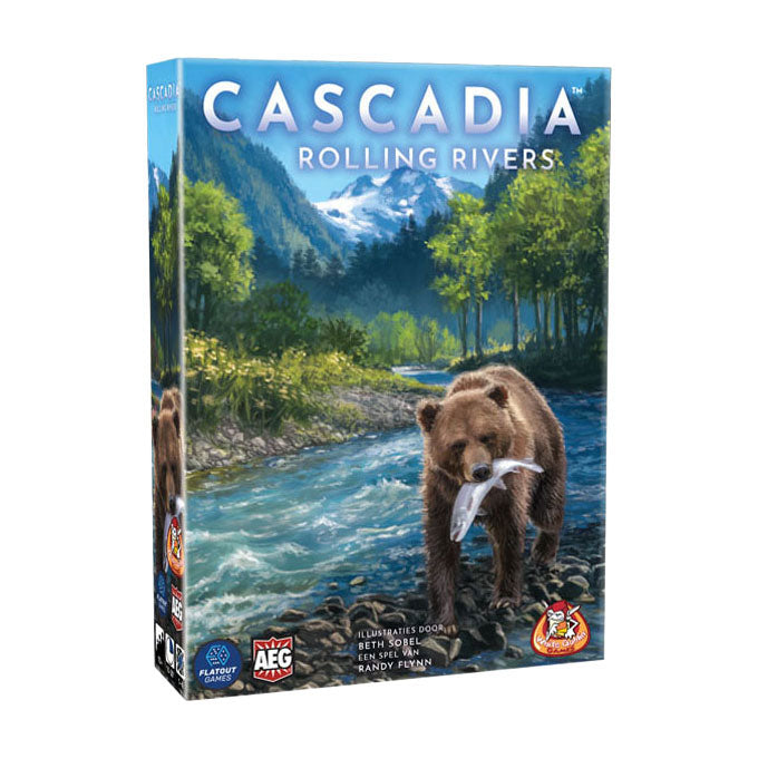 White goblin games cascadia - juego de mesa de ríos rodantes