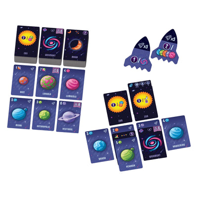 White goblin games - point galaxy - kaartspel - 1 tot 5 spelers - 15 minuten - vanaf 10 jaar