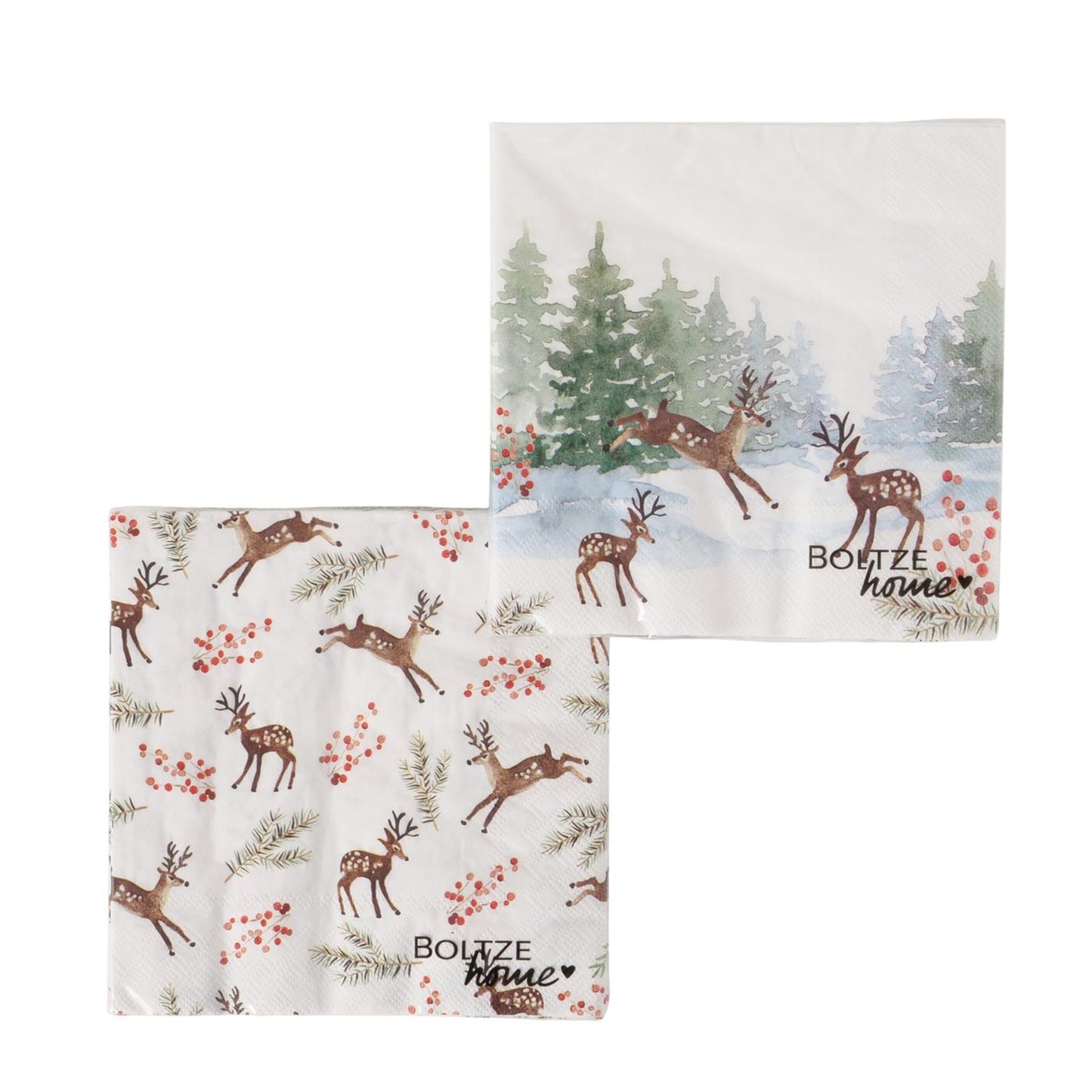 Servilletas para el hogar Boltze roxy pack de 20