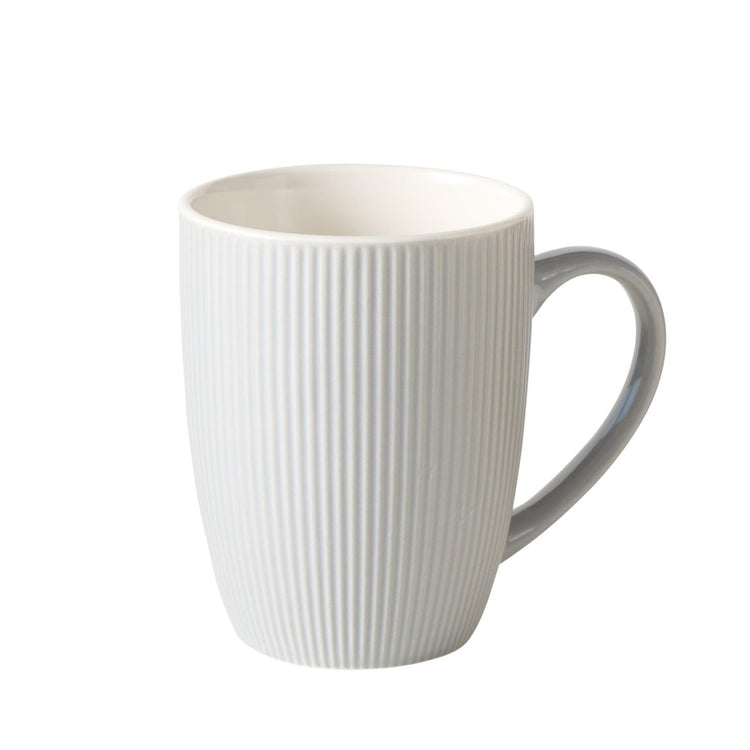 Boltze home mok ranura grijs 290ml ø7,5xh9,8cm vaatwasmachinebestendig